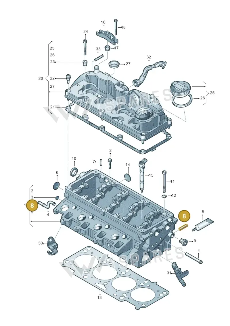 N90188902 — Volkswagen Amarok twin cab (2022-) diagram 749103600, position 8