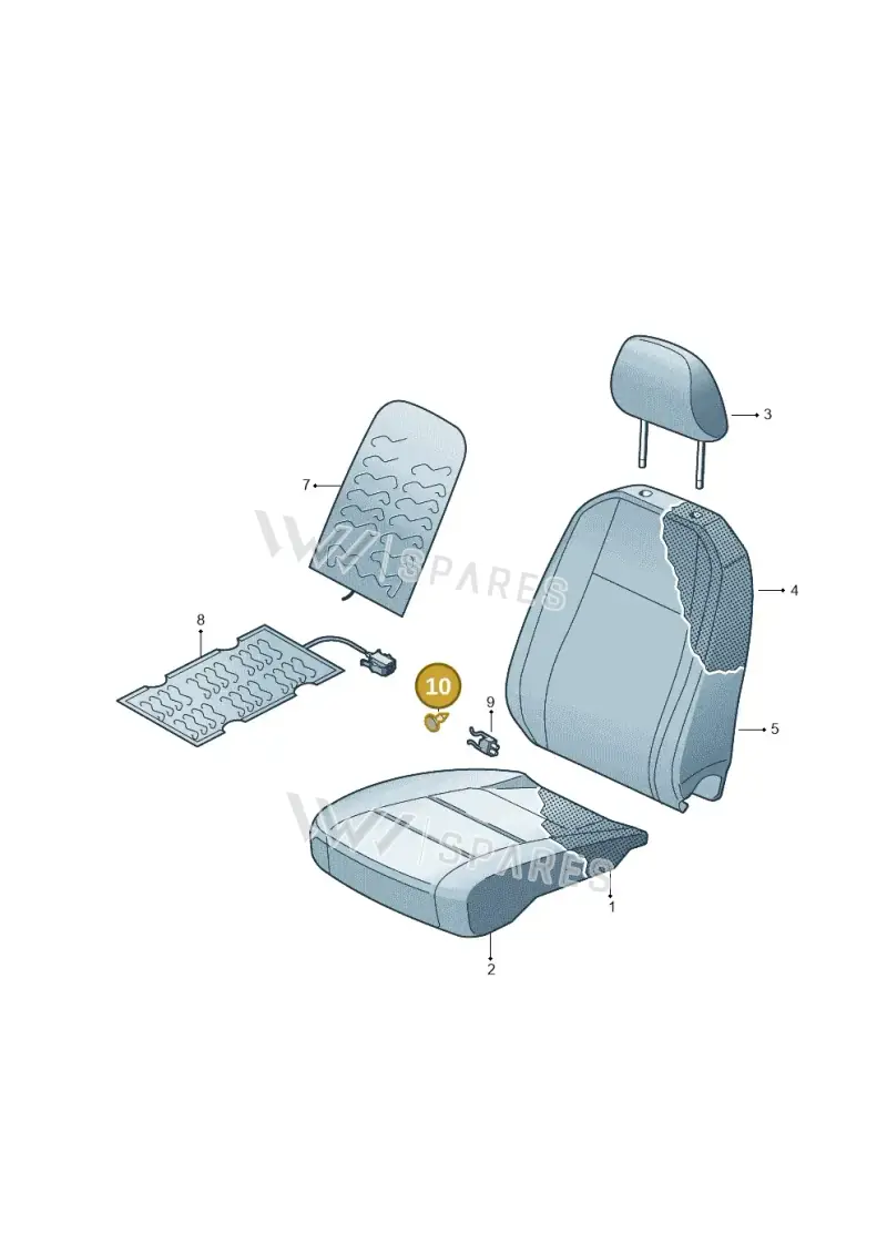 N90201601 — Volkswagen Caddy Maxi Kombi (2020-2024) diagram 813881060, position 10