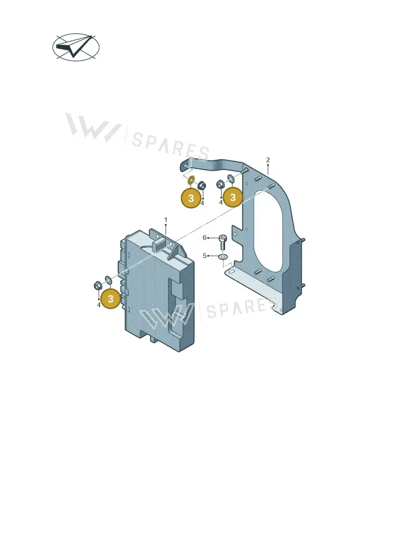 N90205604 — Audi A8 (2017-2025) diagram 838907200, position 3