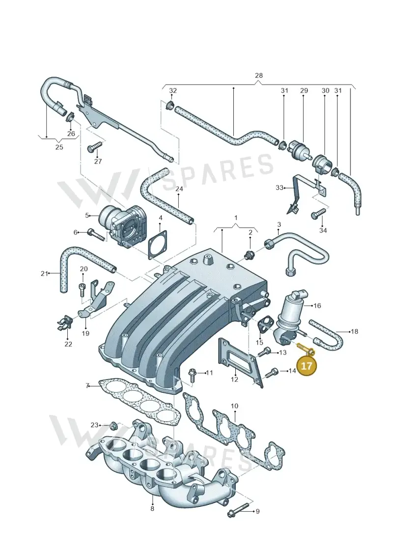 N90212703 — Volkswagen Transp. caravelle (2011-2015) diagram 410133200, position 17