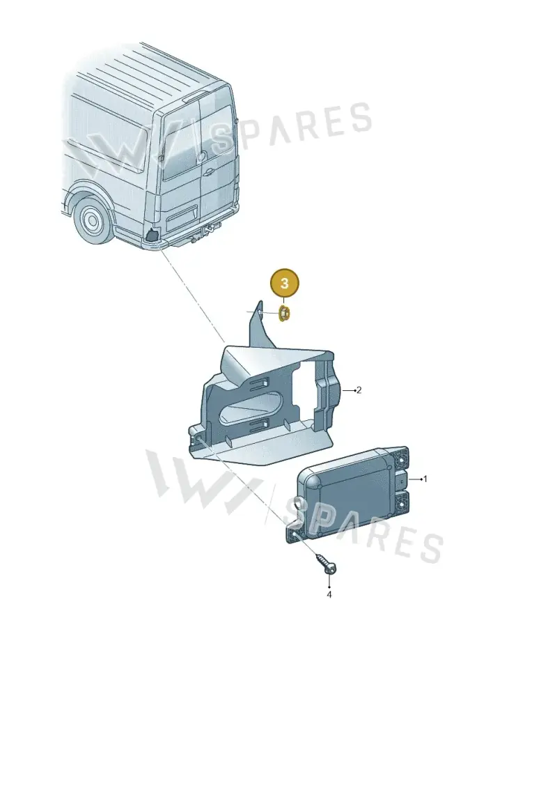 N90215805 — Volkswagen MAN TGE 55 (2016-2021) diagram 806907150, position 3