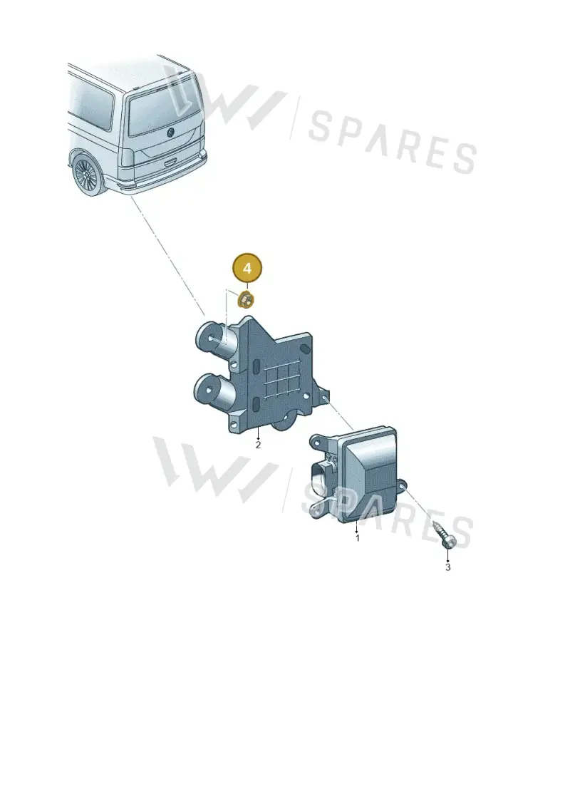 N90215805 — Volkswagen Transport. multivan (2019-2024) diagram 861907150, position 4