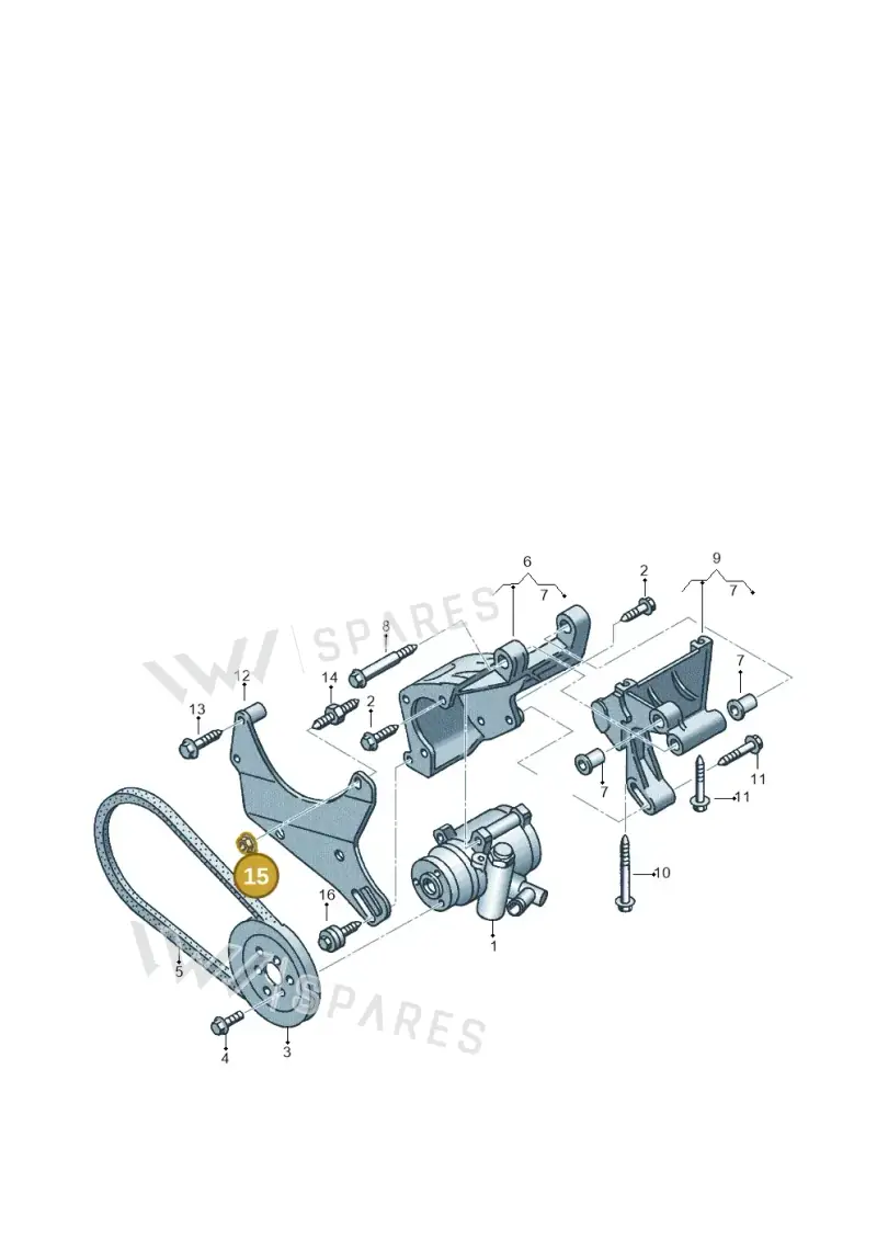 N90229102 — Volkswagen CADDY-KOMBI/KASTENW.   06> (2005-) diagram 121145810, position 15