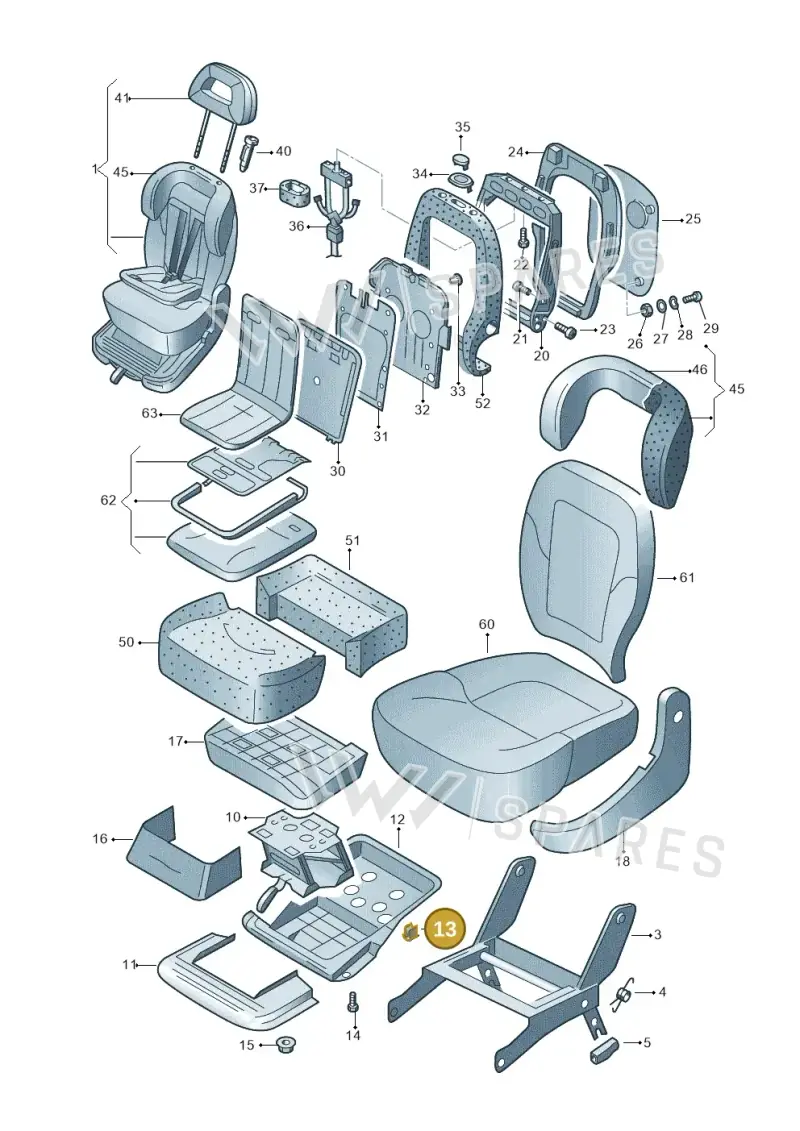 N90232103 — Volkswagen Sharan (2008-2010) diagram 475883400, position 13