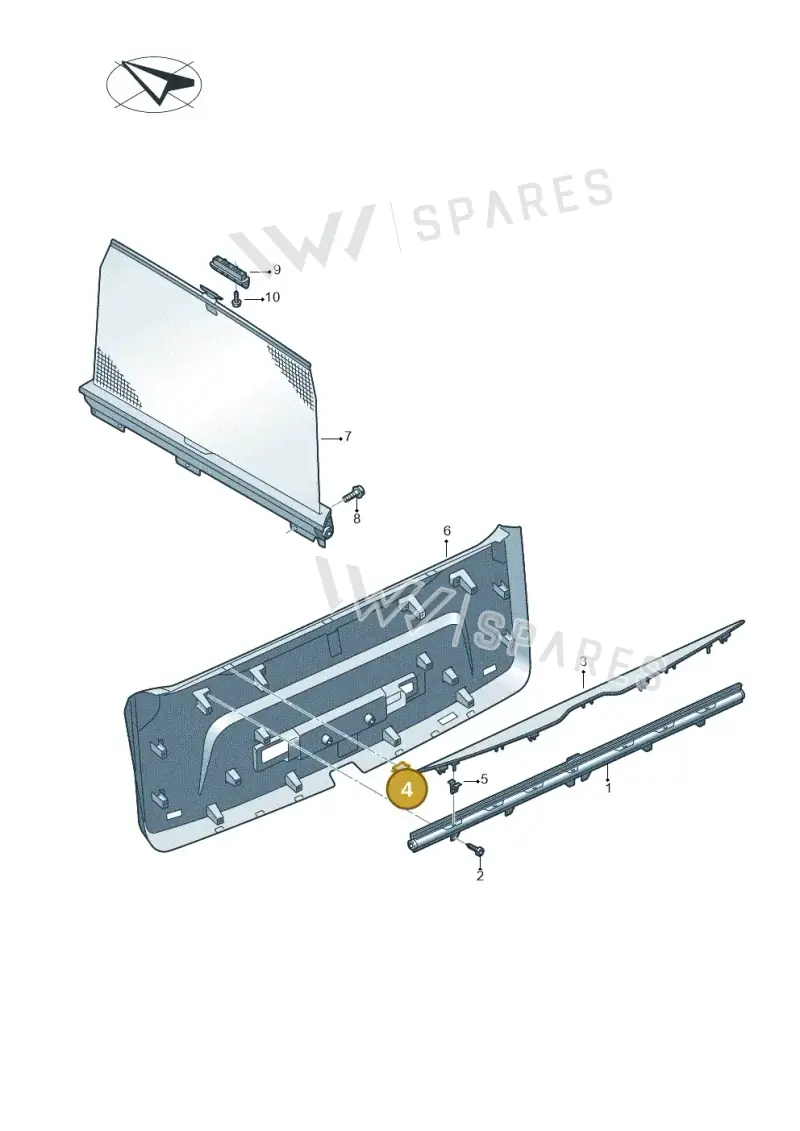 N90232103 — Audi Q7 (2015-2025) diagram 859861000, position 4