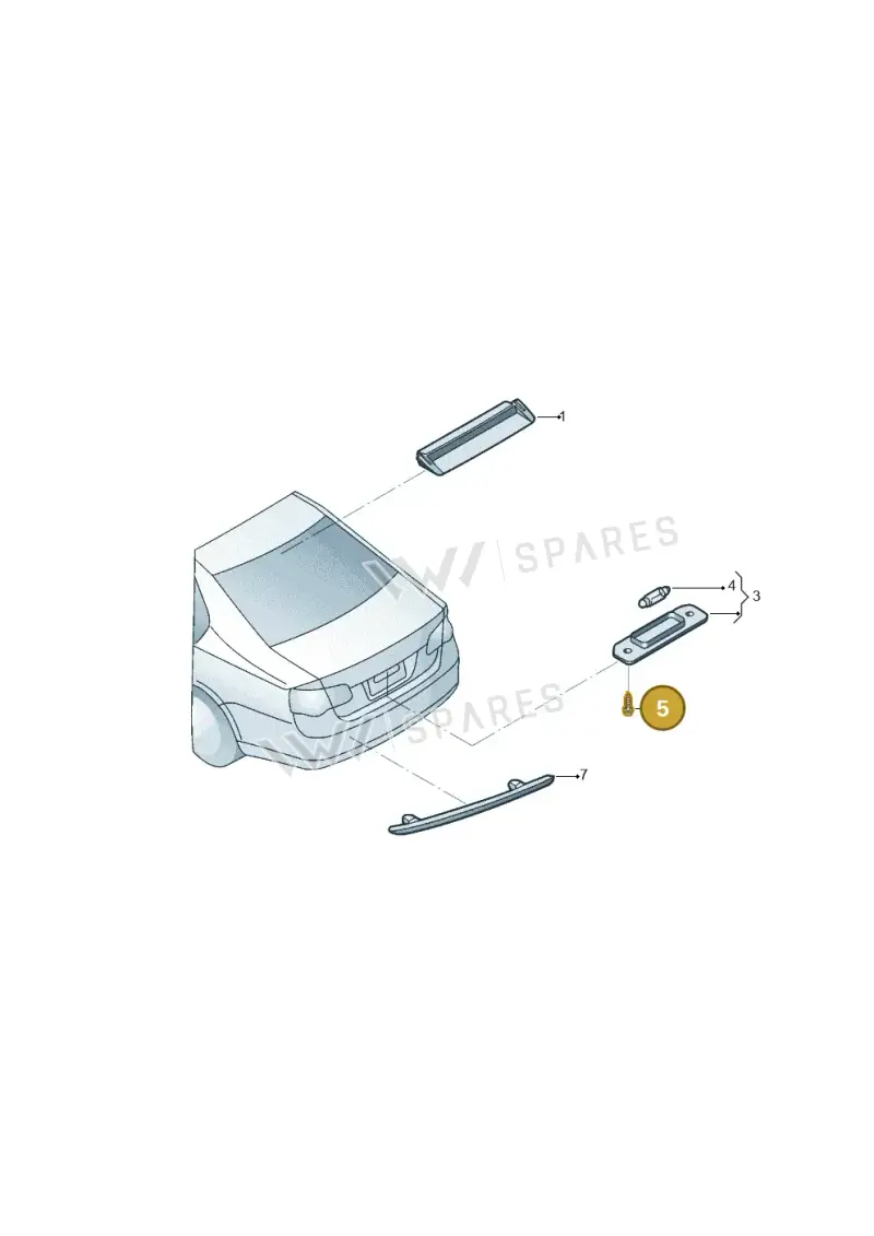 N90235701 — Volkswagen Jetta (2008-2011) diagram 462945100, position 5