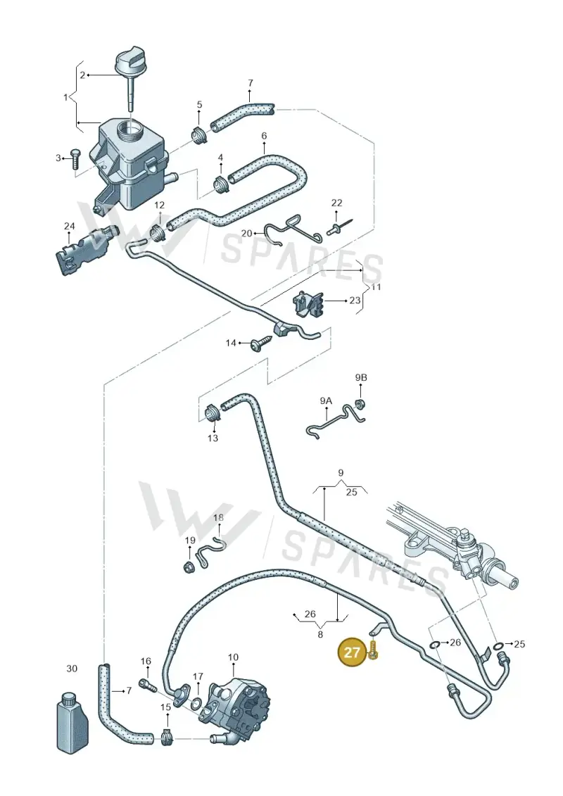 N90245209 — Volkswagen Transp. caravelle (2009-2011) diagram 679422650, position 27