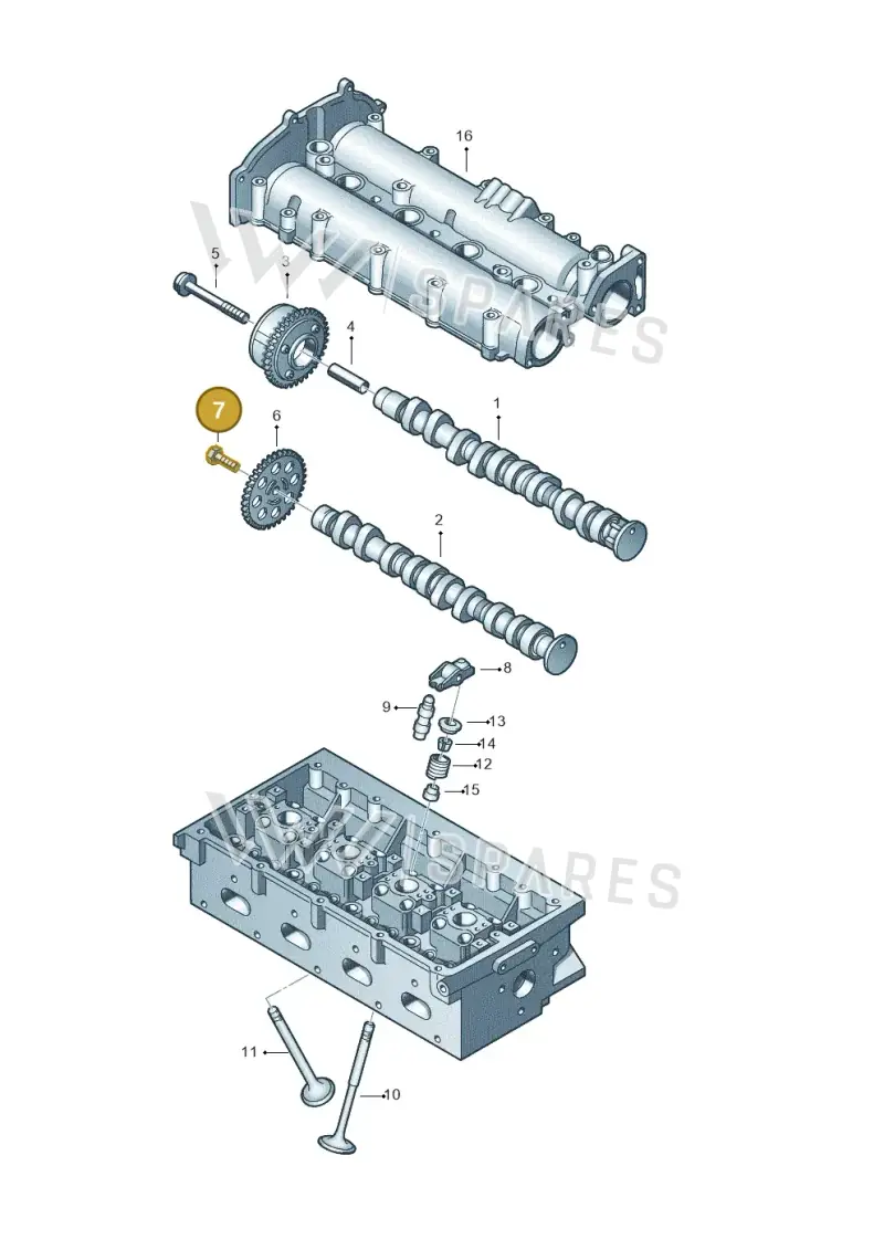 N90256202 — Volkswagen Beetle (2016-2019) diagram 409109150, position 7