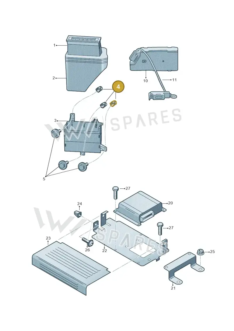 N90263103 — Skoda Yeti (2013-2017) diagram 666035450, position 4