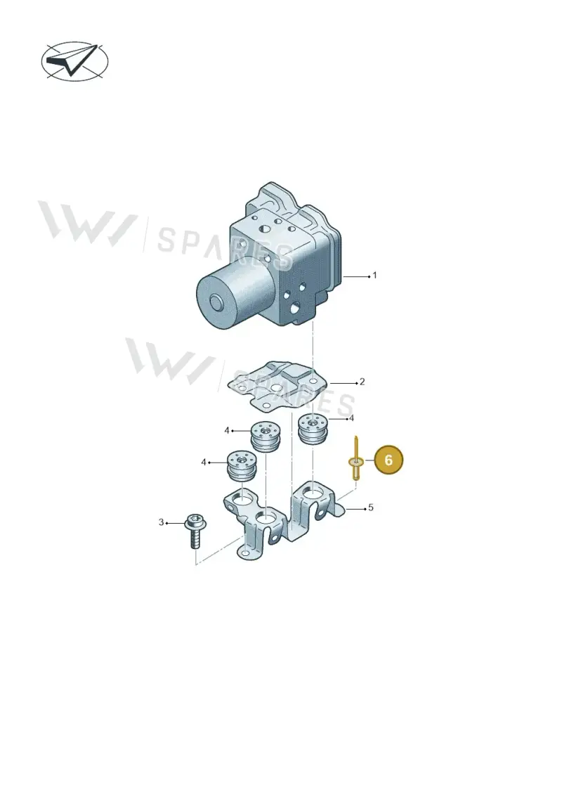 N90287601 — Audi RS e-tron GT (2020-2025) diagram 4j1614010, position 6