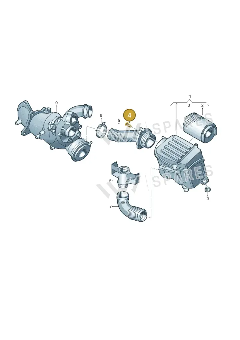 N90288606 — Volkswagen Beetle (2016-2019) diagram 625129170, position 4