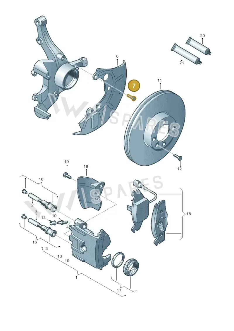 N90305302 — Volkswagen Jetta Vagon            08> (2008-) diagram 253615160, position 7