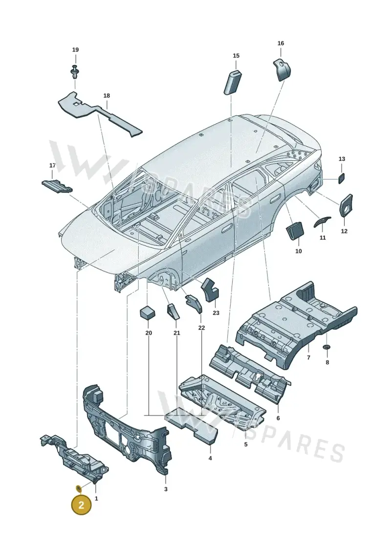 N90335004 — Volkswagen ID.7 Limousine Pro (2023-) diagram 14b863200, position 2