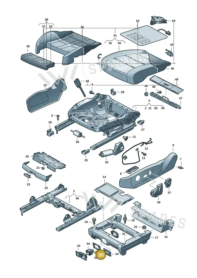 N90342503 — Volkswagen ID.Buzz (2022-) diagram 15a881100, position 30
