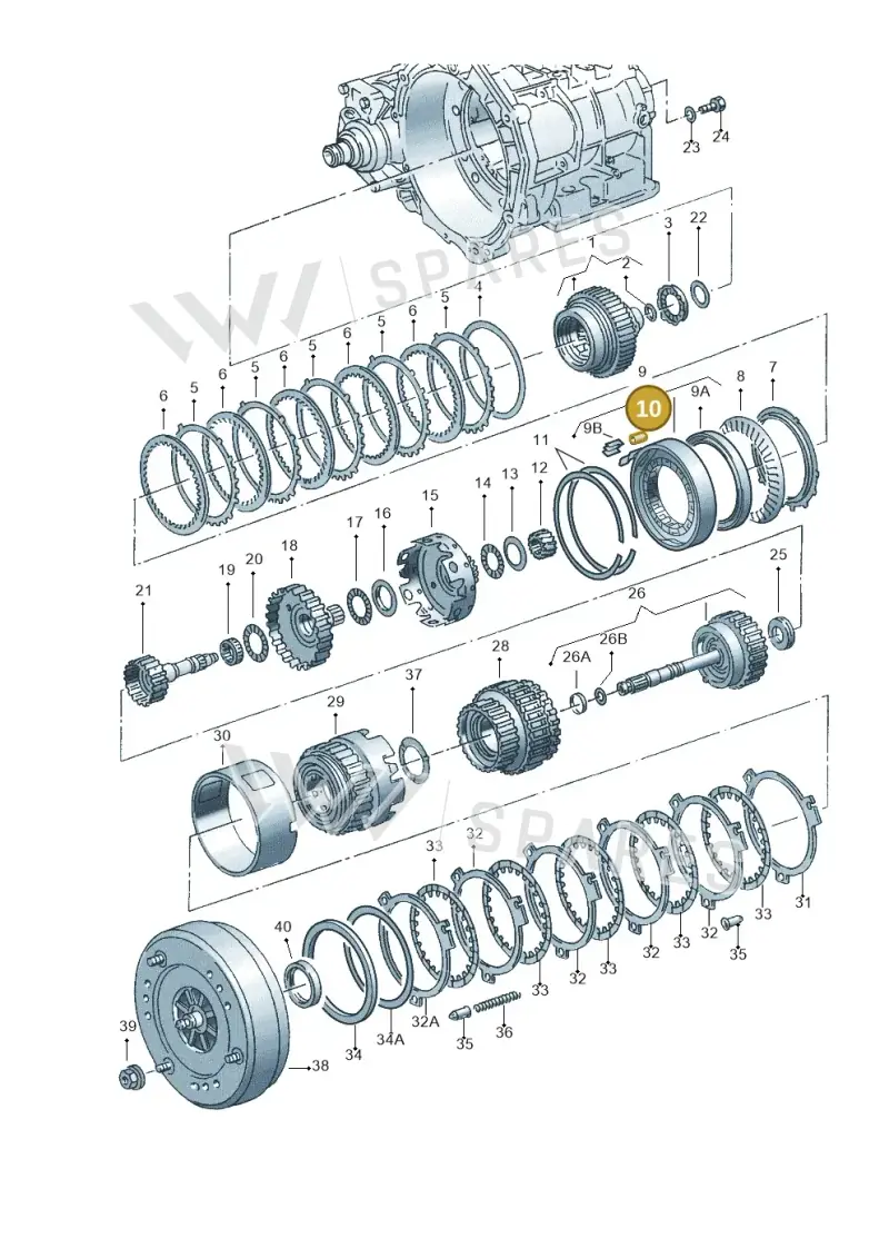 N90351101 — Volkswagen New Beetle             06> (2005-) diagram 220323500, position 10
