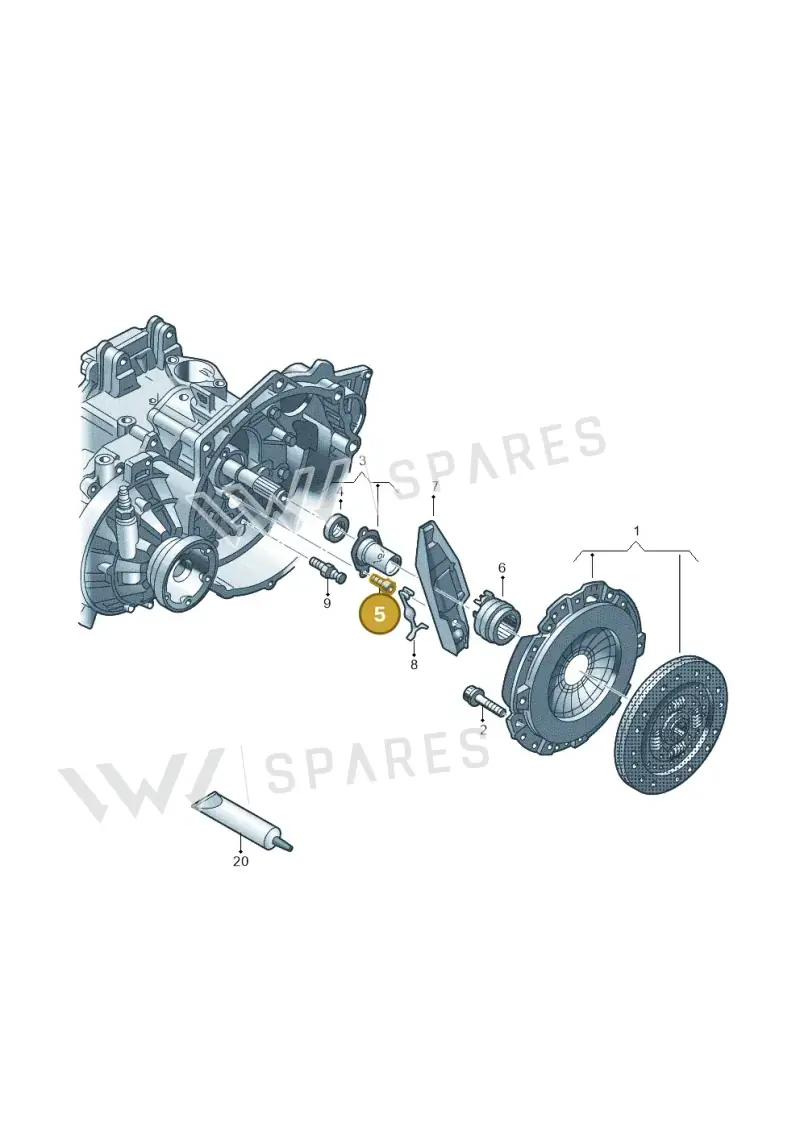 N90355405 — Volkswagen Transport. multivan (2019-2024) diagram 649141300, position 5