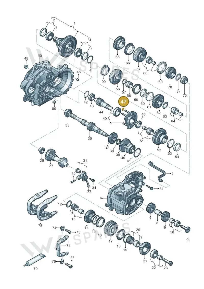 N90364901 — Volkswagen Arteon (2017-2023) diagram 828303520, position 47