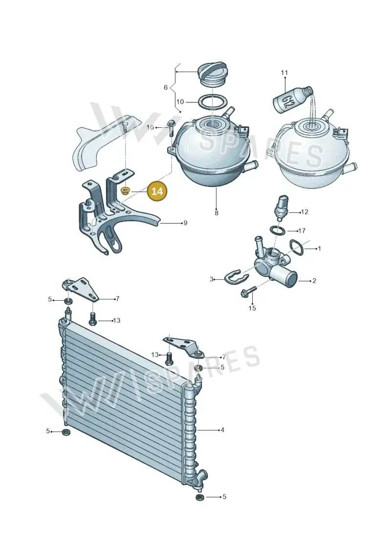 N90402503 — Volkswagen Kombi (2011-) diagram 377121750, position 14