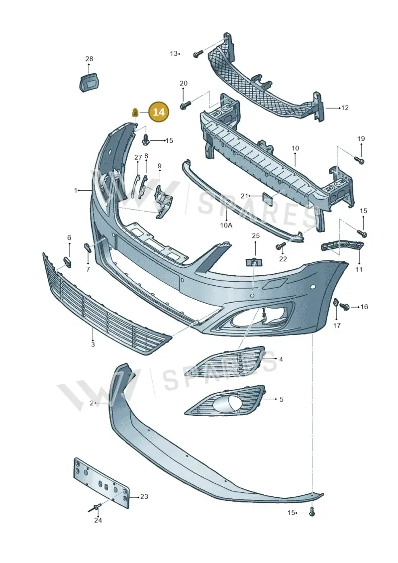 N90410102 — SEAT Alhambra (2015-2022) diagram 705807000, position 14