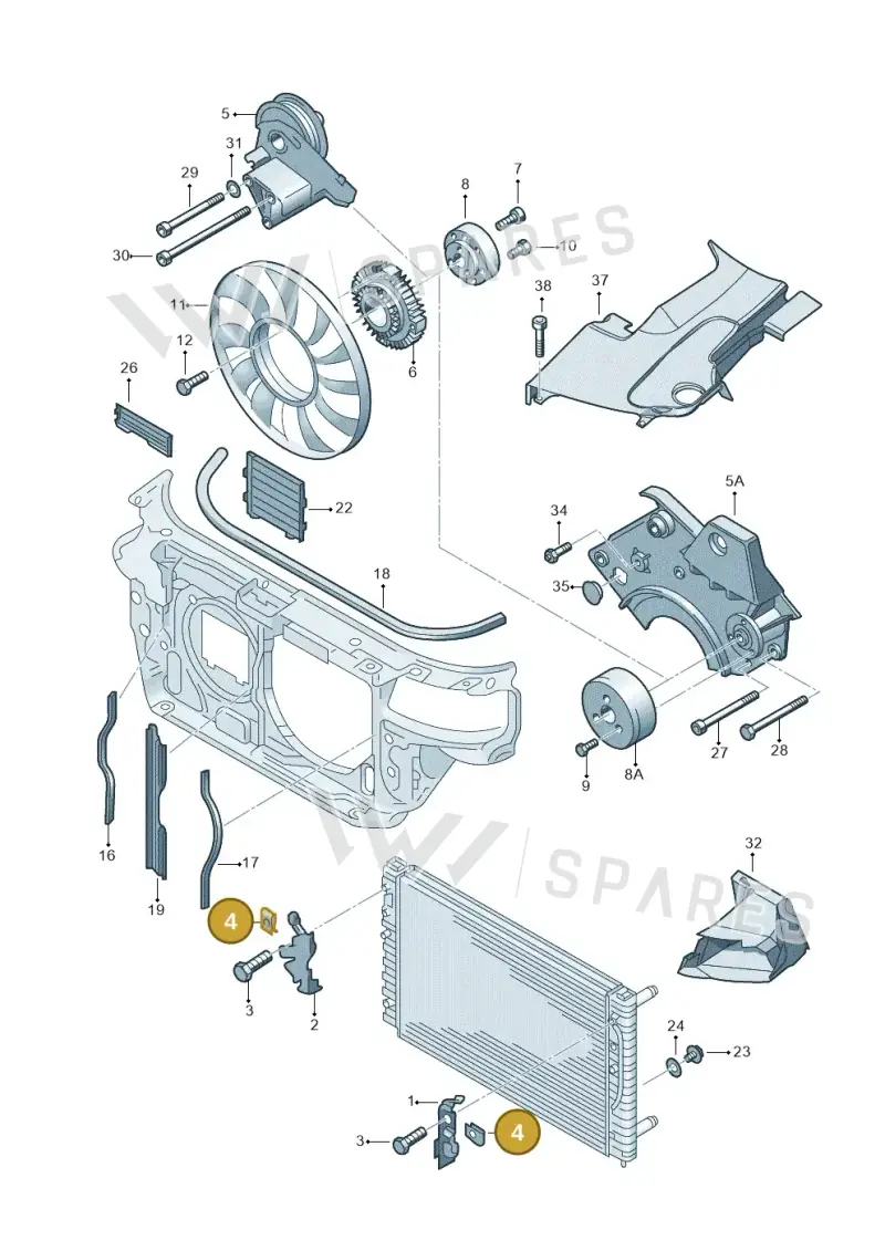 N90419003 — Skoda SUPERB                 02> (2001-) diagram 156121900, position 4