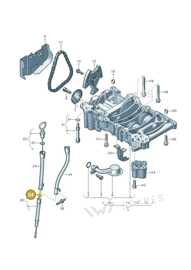 N90421101 — Volkswagen Golf Cabriolet (2011-2016) diagram 420115200, position 24