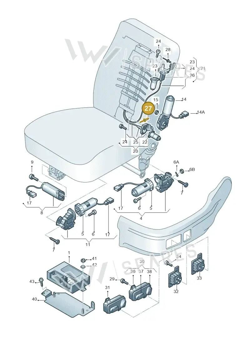 N90427901 — Audi A6/Wagon/quattro (2001-2004) diagram 260959200, position 27