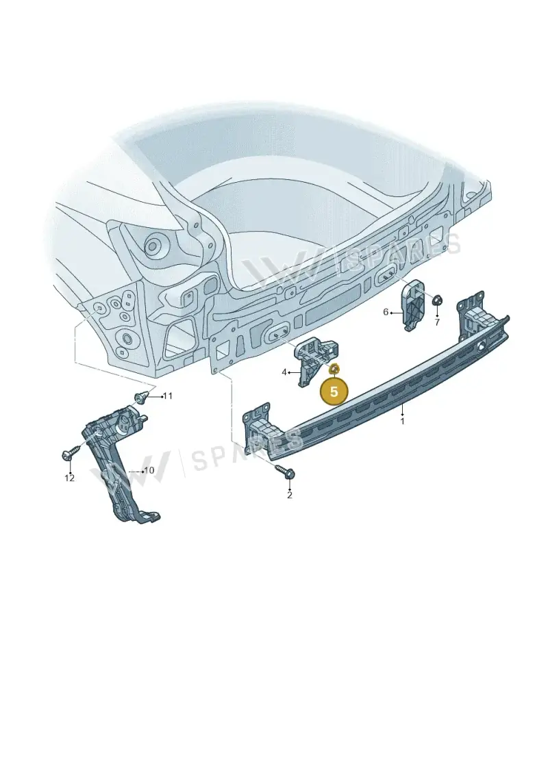 N90436903 — Audi Q2 (2016-2025) diagram 803807500, position 5