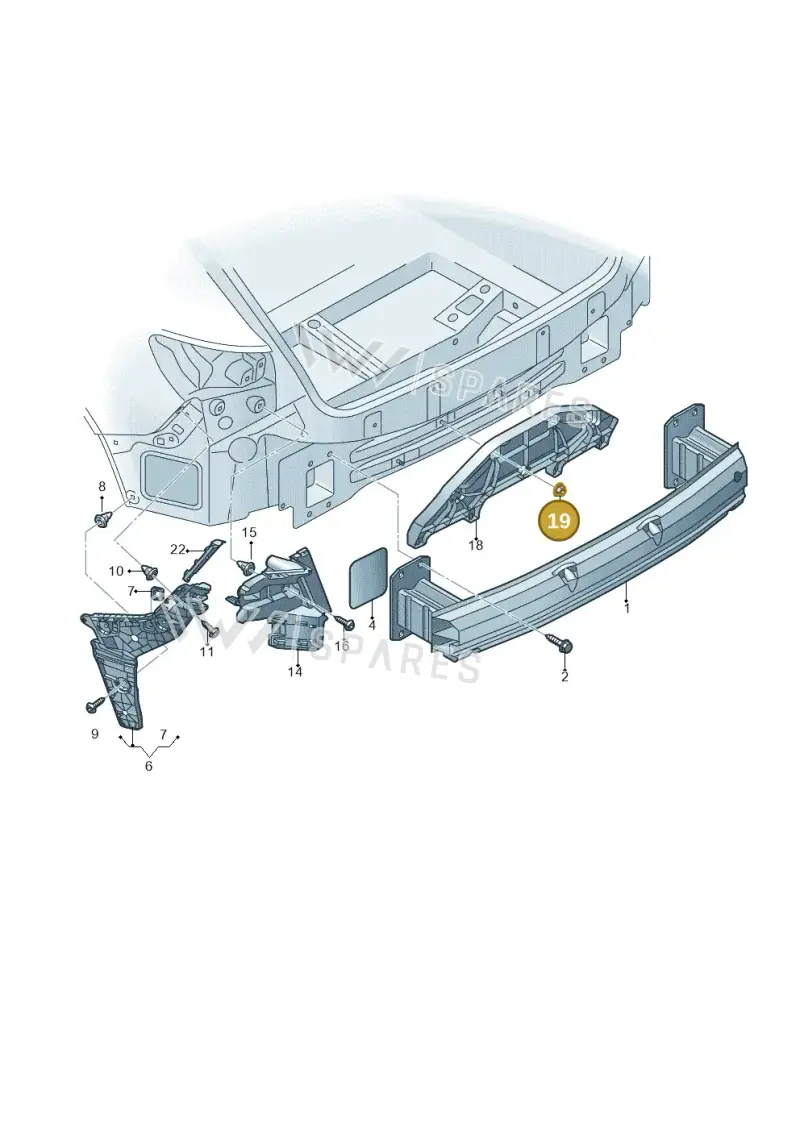 N90436904 — Audi Q8 e-tron (2018-2025) diagram 586807500, position 19