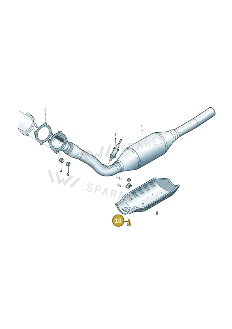 N90440701 — Volkswagen New Beetle Cabrio. (2003-2005) diagram 229253550, position 10