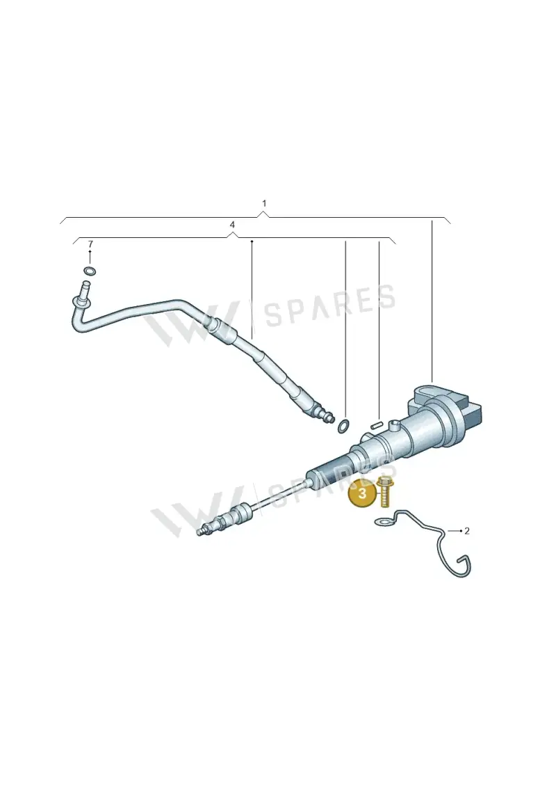 N90440701 — Volkswagen LUPO/3L TDI (2003-2005) diagram 231142200, position 3