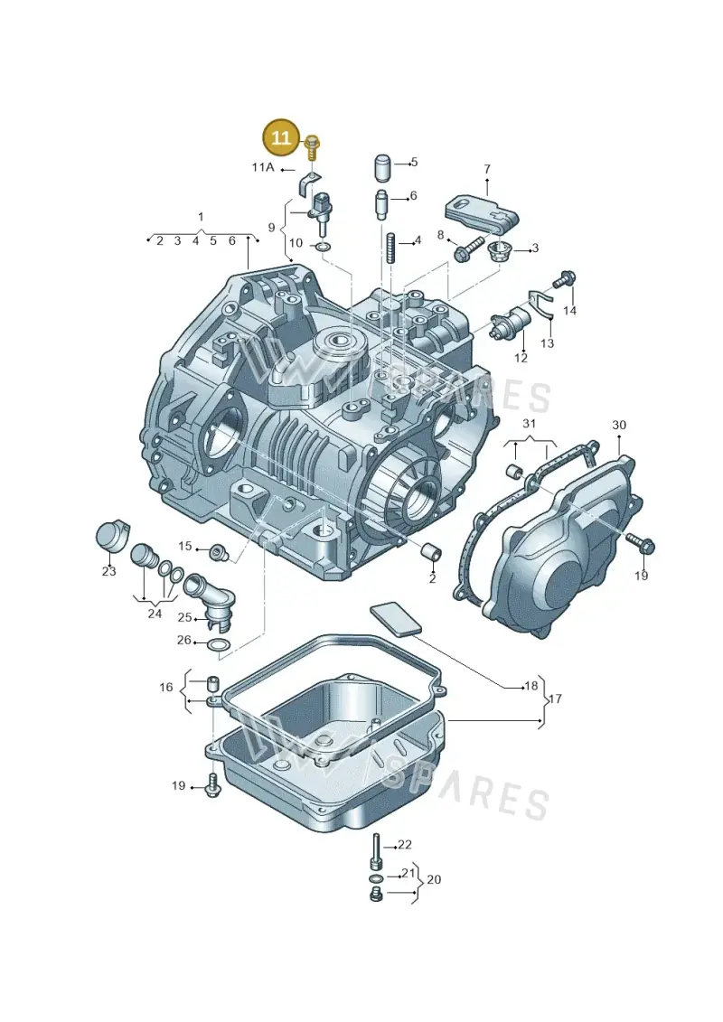 N90440701 — Volkswagen New Beetle             06> (2005-) diagram 252321500, position 11
