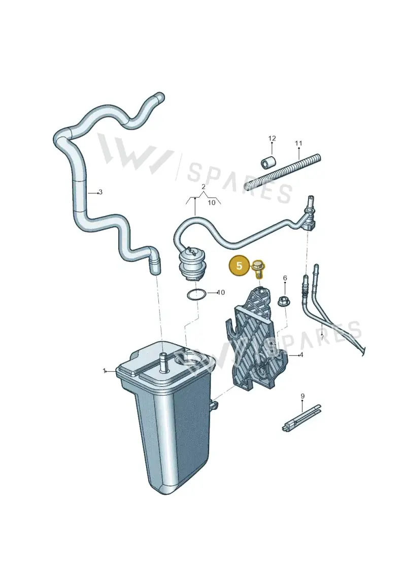 N90440706 — Volkswagen Jetta 1.6 (2014-2018) diagram 789201095, position 5