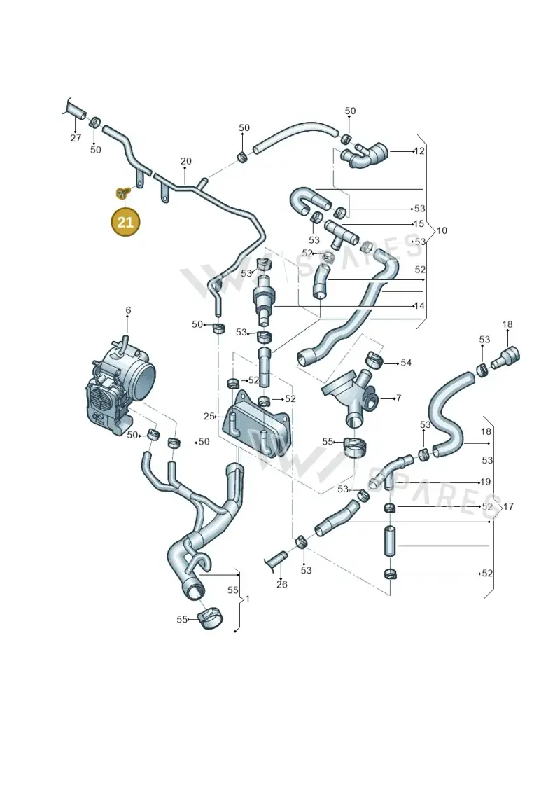N90440706 — Volkswagen Beetle (2016-2019) diagram 692121360, position 21