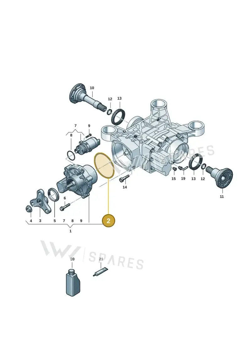 N90443301 — Volkswagen Caddy Maxi Kombi (2020-2024) diagram 5h0525100, position 2