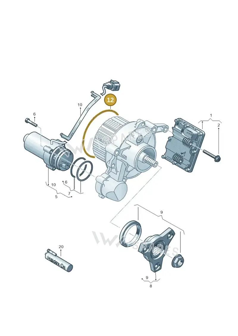 N90443301 — Volkswagen Transport. multivan (2019-2024) diagram 746525150, position 12