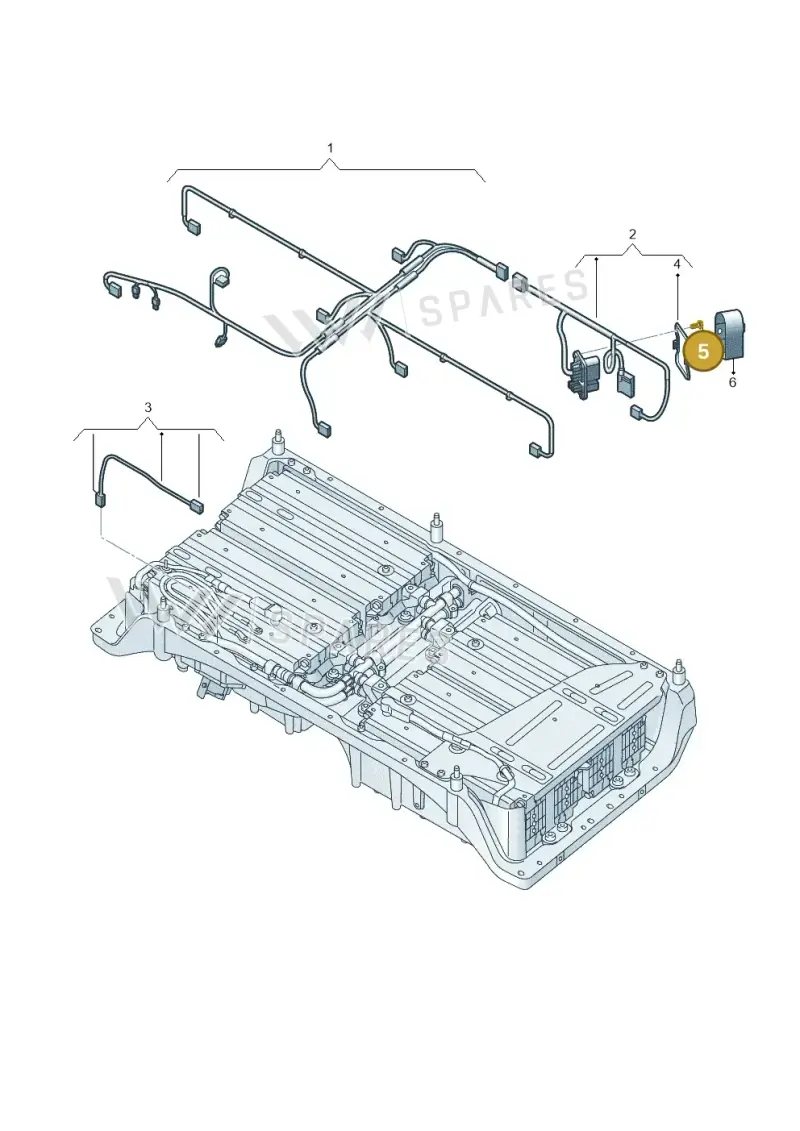 N90455206 — Volkswagen Golf 2.0 (2016-2020) diagram 746915800, position 5