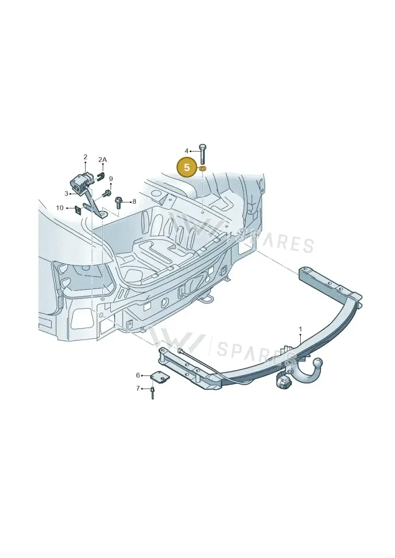 N90476902 — Audi A6 2.7 TDI (2008-2011) diagram 448804500, position 5