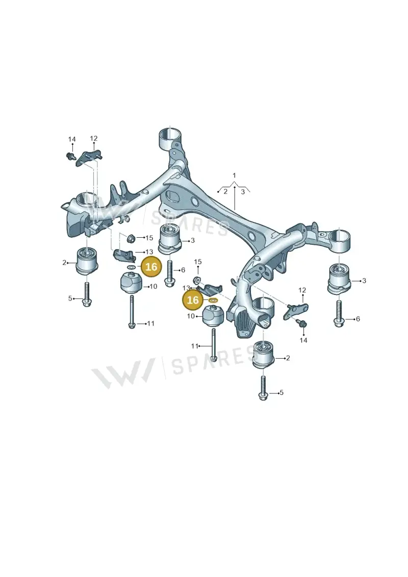 N90476902 — Audi A5 Sportback (2016-2025) diagram 849505000, position 16