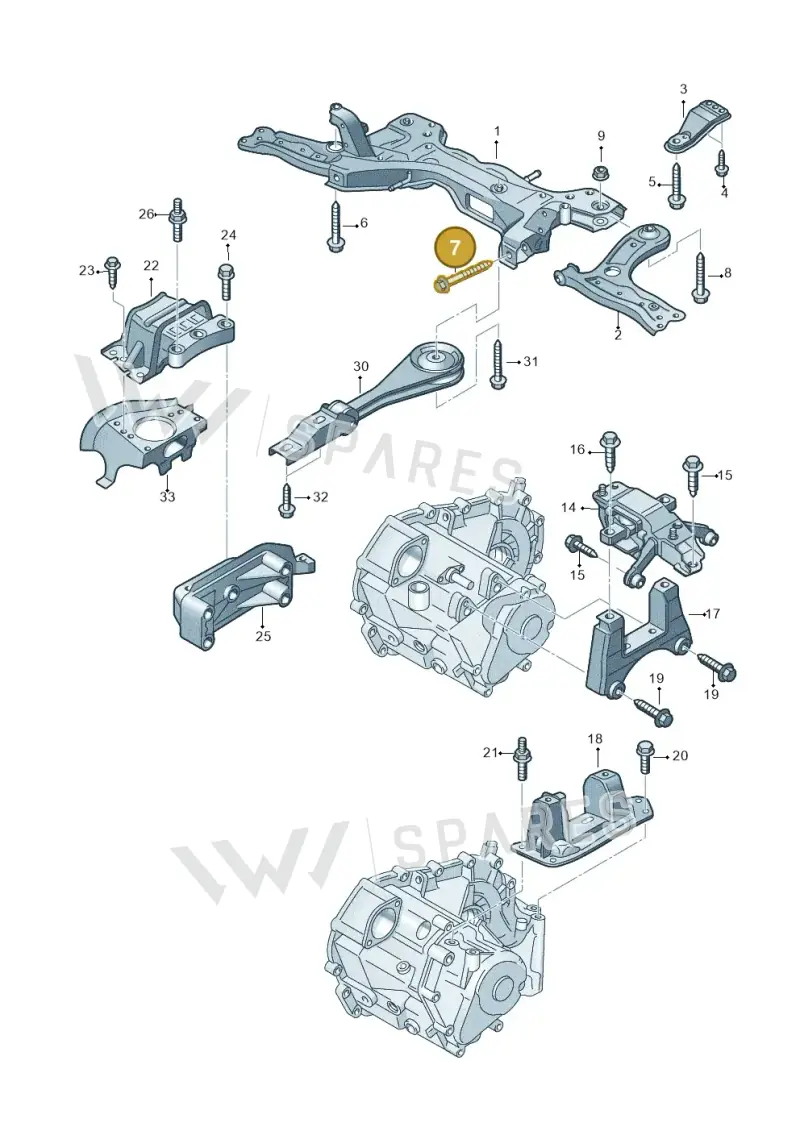N90484004 — Volkswagen Polo (2010-2015) diagram 678199200, position 7