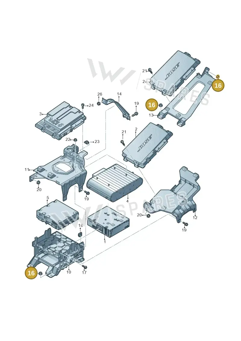 N90486102 — Audi RS6 Avant (2013-2018) diagram 758035400, position 16
