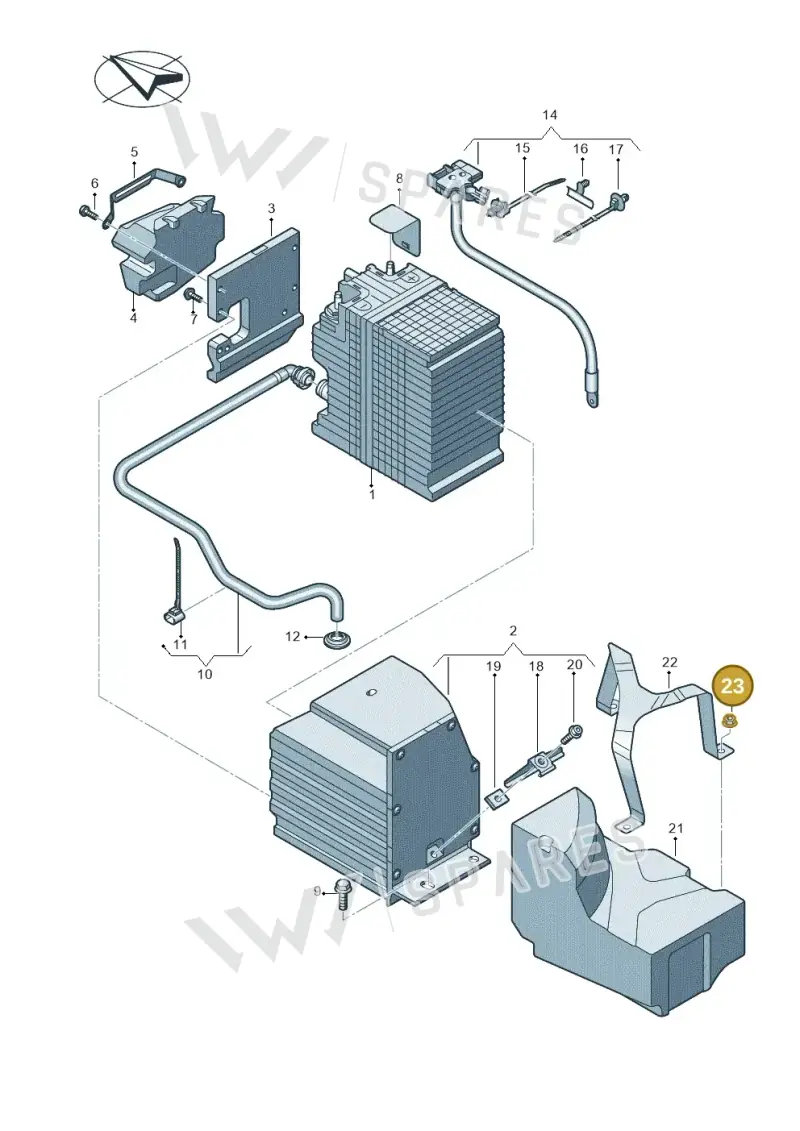 N90486102 — Audi A5 Cabriolet (2016-2025) diagram 849915100, position 23