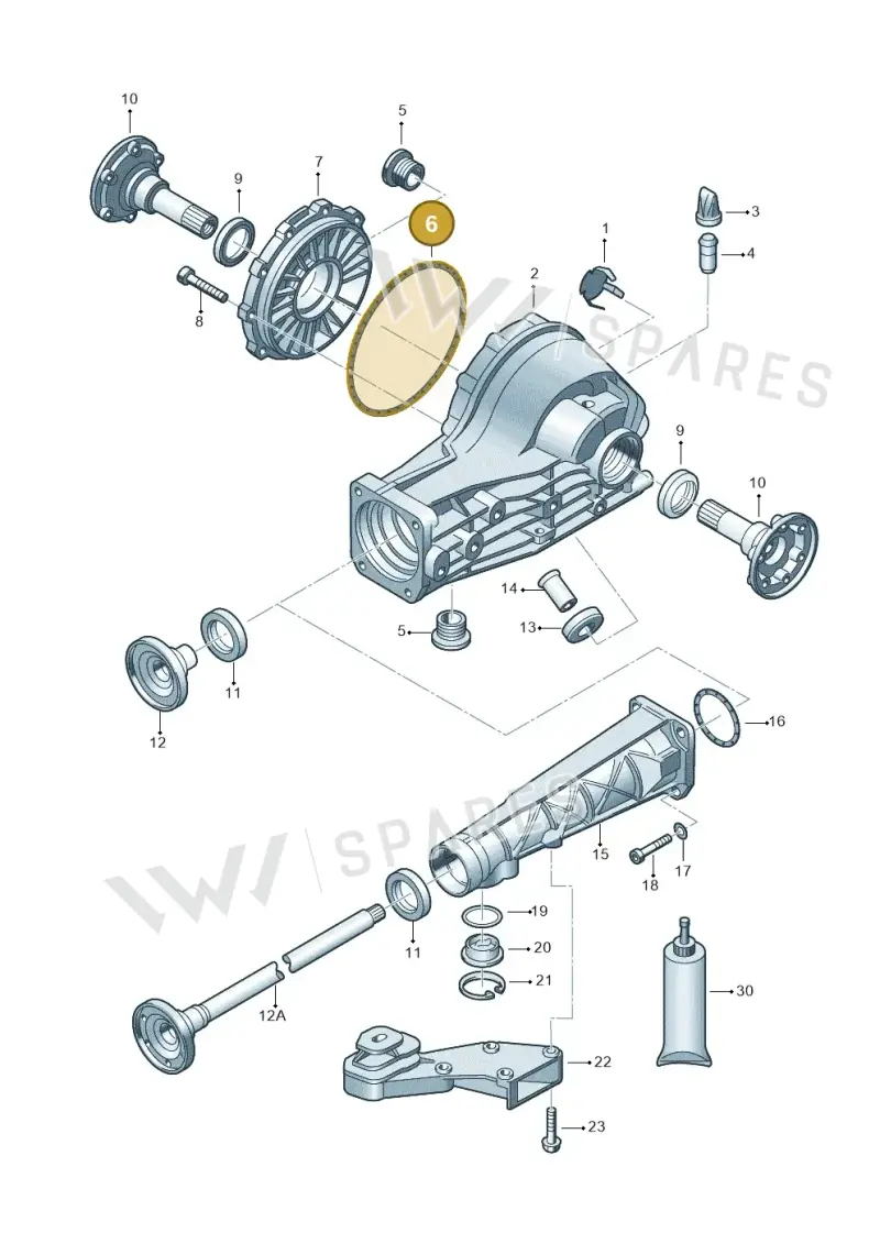 N90514401 — Volkswagen Phaeton 4motion (2010-2016) diagram 195525200, position 6