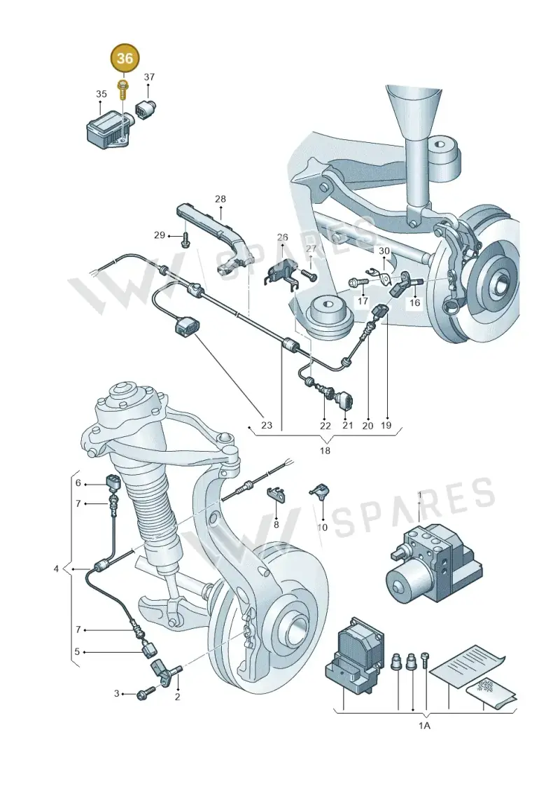 N90533003 — Audi A8/S8/qu. lang    08> (2007-) diagram 291927000, position 36