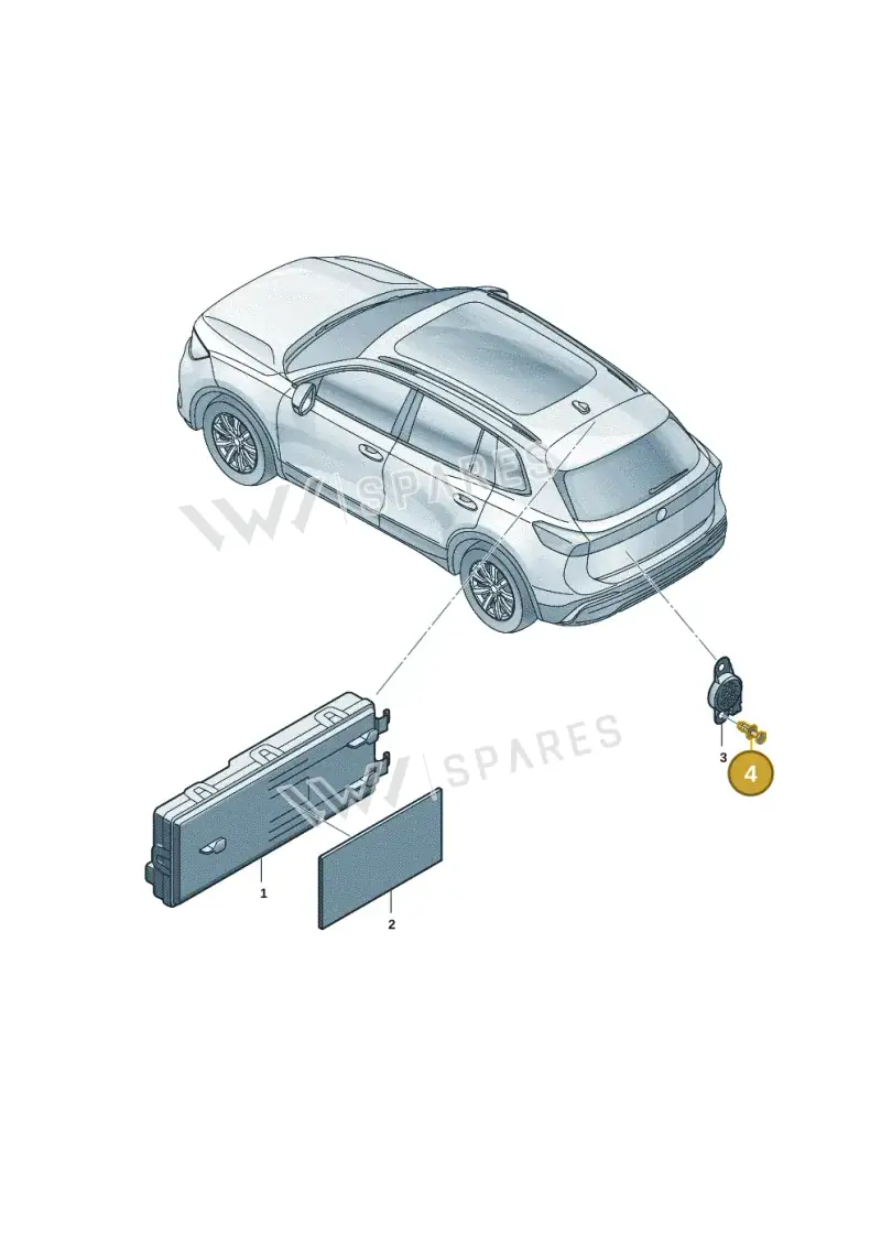 N90536901 — Volkswagen Tiguan 2.0 (2023-) diagram 57x909200, position 4