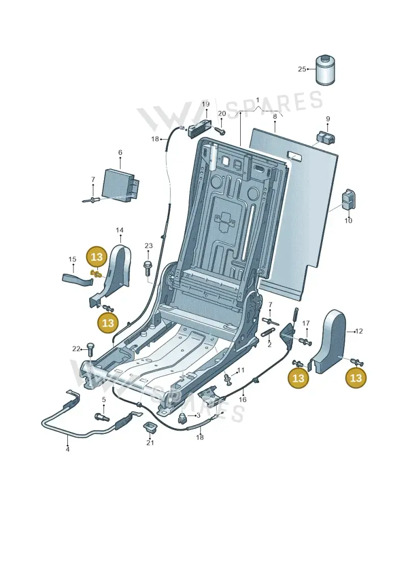 N90536901 — Volkswagen Tiguan 2.0 (2023-) diagram 884885200, position 13