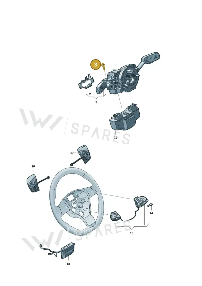 N90584505 — Volkswagen Atlas Cross Sport (2023-) diagram 3cl953050, position 3