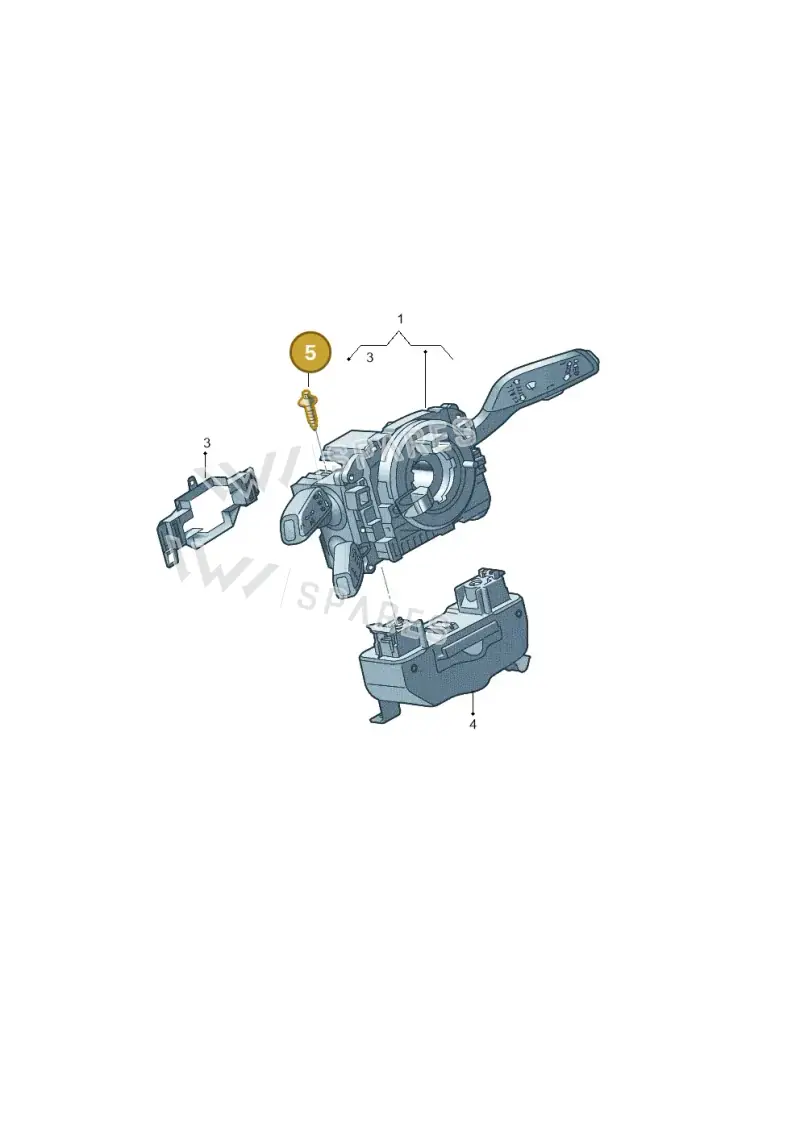 N90584505 — Audi A3 Sportback (2019-2025) diagram 596953500, position 5