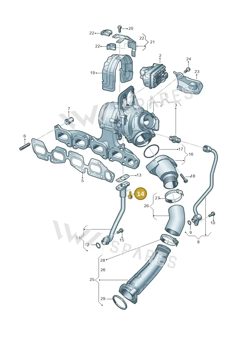 N90592705 — Volkswagen Multivan (2021-) diagram 793145064, position 14