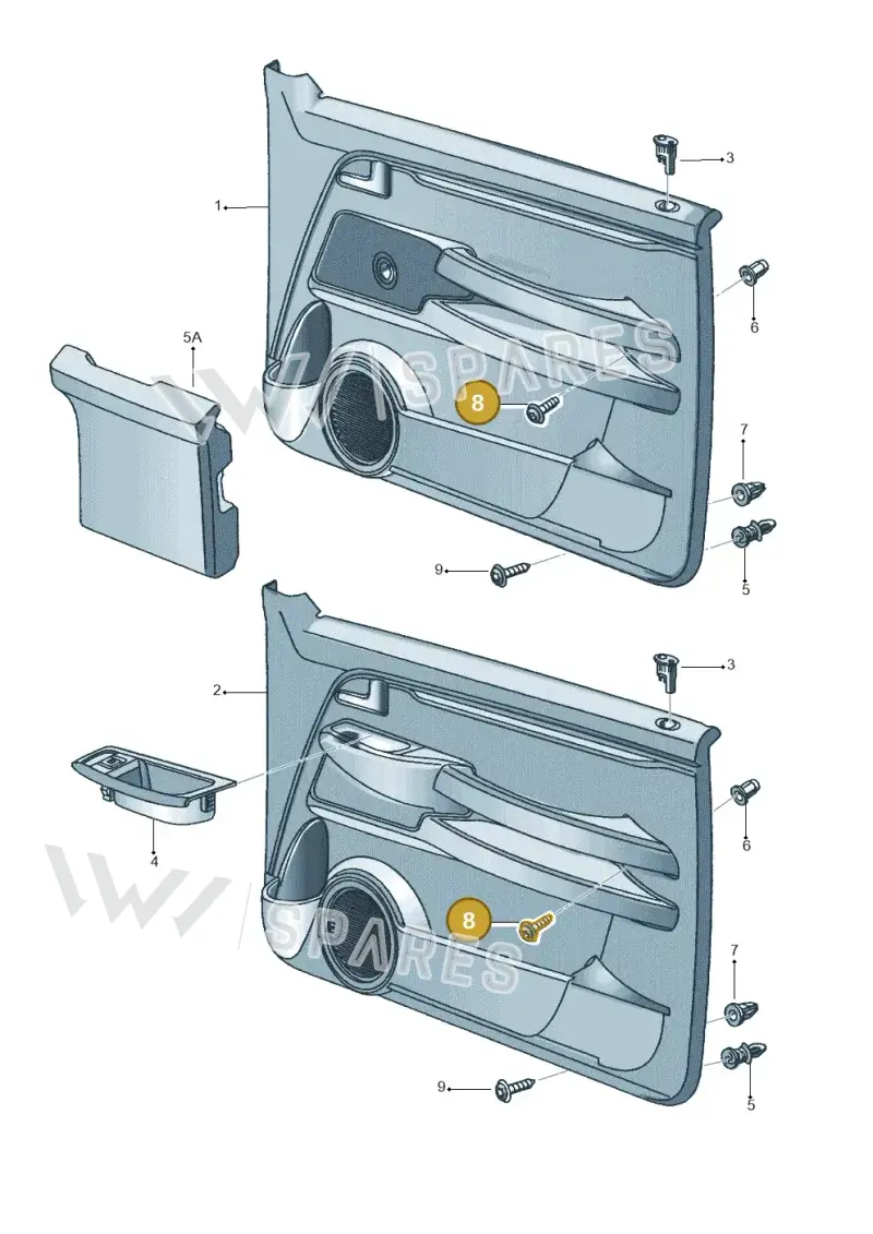 N90626208 — Volkswagen FOX                  M.05> (2005-) diagram 357867000, position 8