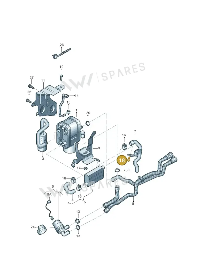N90631003 — Volkswagen Sharan BlueMotion (2015-2022) diagram 863819700, position 18